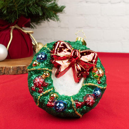 Enchanted Evergreen Wreath Ornament created by CHRISTOPHER RADKO and designed by Ornament Shop