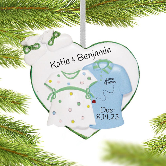 Expecting Couple Shirts Ornament created by RUDOLPH AND ME and designed by Ornament Shop