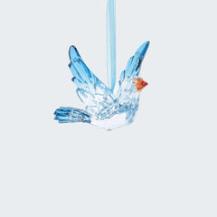 Faceted Bird Christmas Ornament - DESIGN - Blue Bird created by JIM SHORE and designed by Ornament Shop