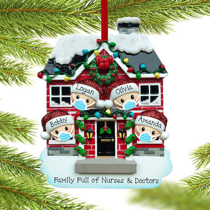family full of nurses and doctors Ornament created by ORNAMENT SHOP