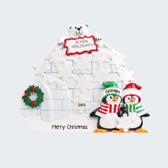 Family Of 10 Igloo Tabletop Ornament created by RUDOLPH AND ME and designed by Ornament Shop