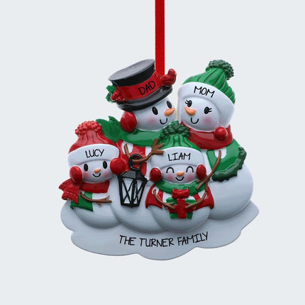 Family of 4 Ornament created by ORNAMENT SHOP