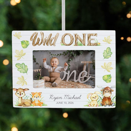 First Birthday Personalized Photo Frame Ornament created by ORNAMENT SHOP