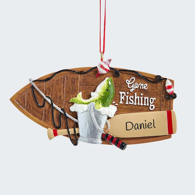 Fishing Boat Ornament created by KURT ADLER and designed by Ornament Shop