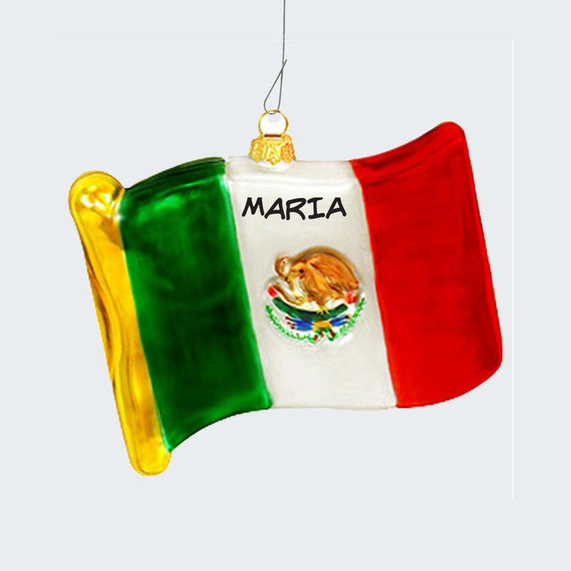 Flag of Mexico Ornament created by BRONNERS and designed by Ornament Shop