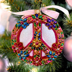 Flower Peace Sign  B