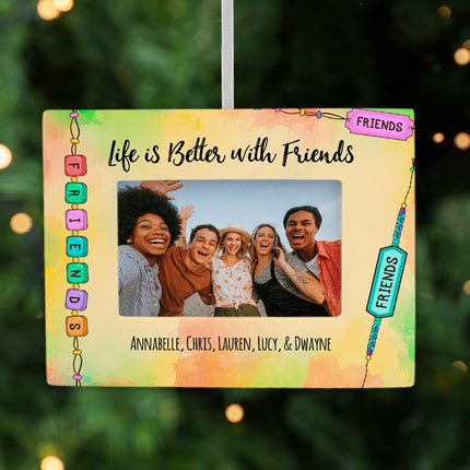 Friends Personalized Photo Frame Ornament created by ORNAMENT SHOP