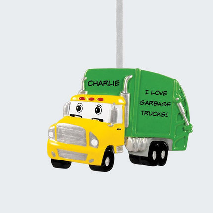 Garbage Truck Ornament created by ORNAMENT SHOP
