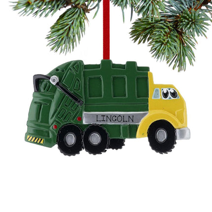 Garbage Truck with Eyes Ornament created by RUDOLPH AND ME and designed by Ornament Shop