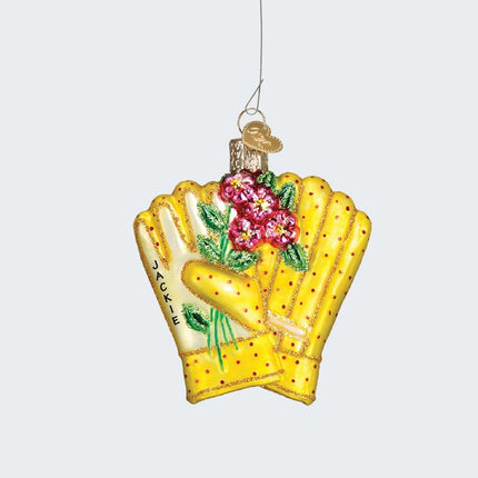 Gardening Gloves Ornament created by OLD WORLD CHRISTMAS and designed by Ornament Shop