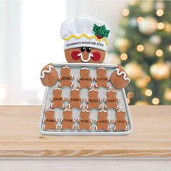 Gingerbread 12 Cookies Tabletop Ornament created by RUDOLPH AND ME and designed by Ornament Shop