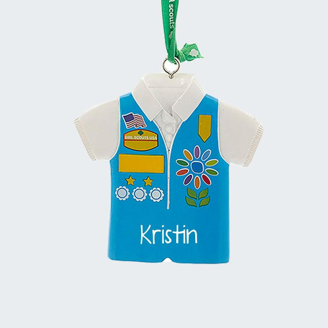 Girl Scouts of USA Daises Vest Ornament created by KURT ADLER and designed by Ornament Shop