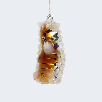 Glass Hedgehog Ornament created by ORNAMENT SHOP
