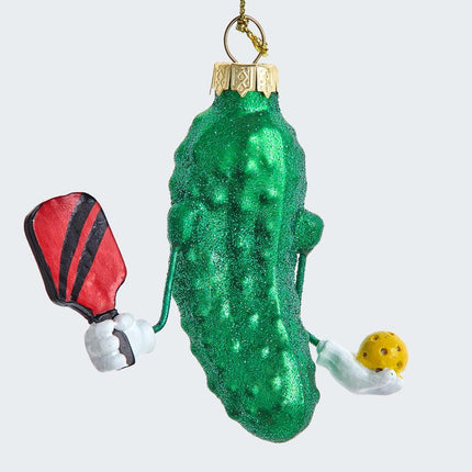 glass pickleball Ornament created by KURT ADLER and designed by Ornament Shop