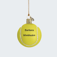 Glass Tennis Ball Ornament created by OLD WORLD CHRISTMAS and designed by Ornament Shop