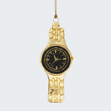Gold wristwatch Ornament created by KAT + ANNIE and designed by Ornament Shop