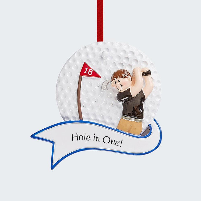 Golf Boy Ornament created by RUDOLPH AND ME and designed by Ornament Shop