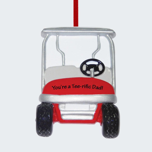 Golf Cart Ornament created by RUDOLPH AND ME and designed by Ornament Shop