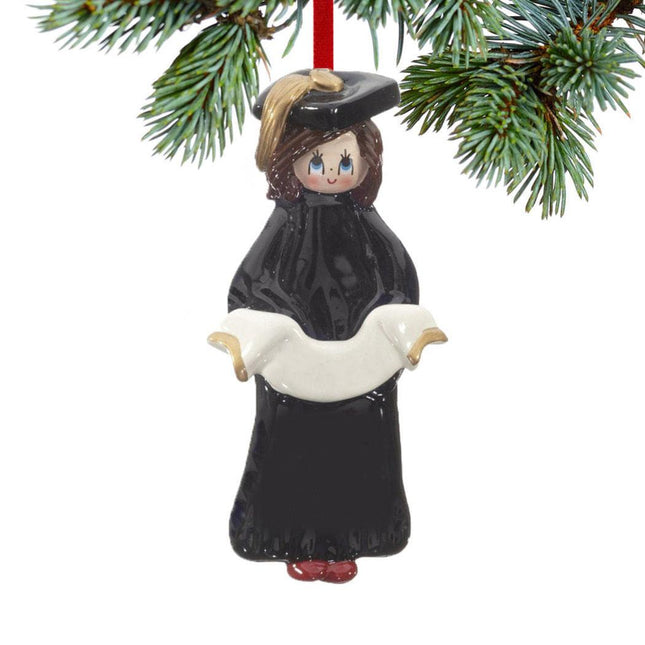 Graduate - Girl Ornament created by RUDOLPH AND ME and designed by Ornament Shop