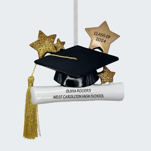 Graduate Hat And Tassel Ornament created by RUDOLPH AND ME and designed by Ornament Shop