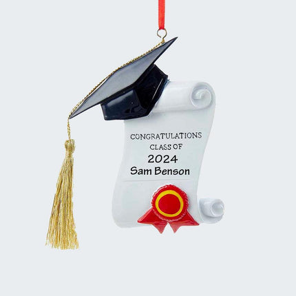 Graduation Diploma Ornament created by KURT ADLER and designed by Ornament Shop