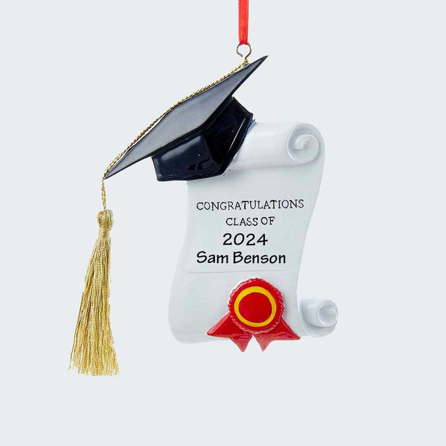 Graduation Diploma Ornament created by KURT ADLER and designed by Ornament Shop