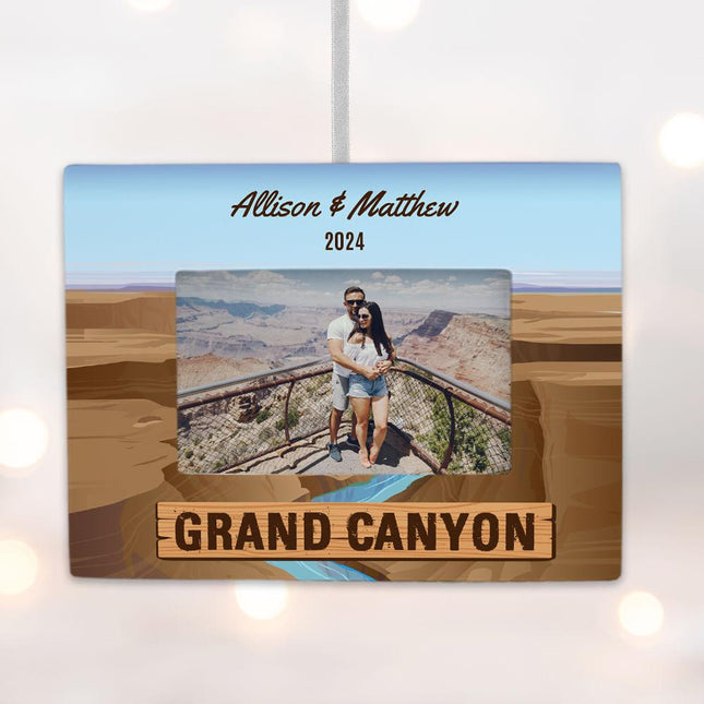 Grand Canyon Personalized Photo Frame Ornament created by ORNAMENT SHOP