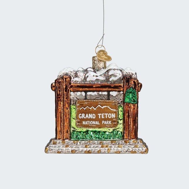 Grand Teton National Park Ornament created by OLD WORLD CHRISTMAS and designed by Ornament Shop