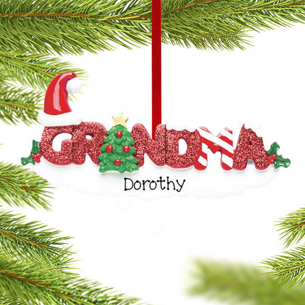 Grandma Letters Ornament created by RUDOLPH AND ME and designed by Ornament Shop