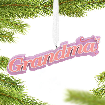 Grandma Ornament created by HALLMARK and designed by Ornament Shop