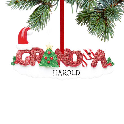 Grandpa Letters Ornament created by RUDOLPH AND ME and designed by Ornament Shop