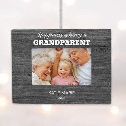 Grandparent Personalized Photo Frame Ornament created by ORNAMENT SHOP