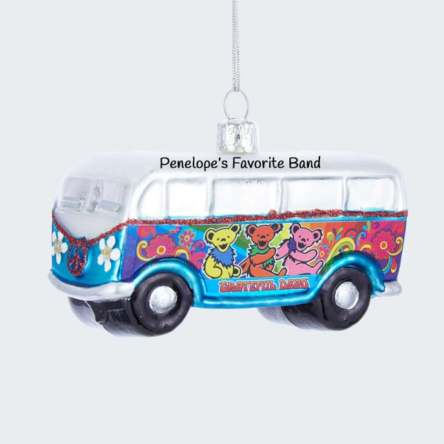 Grateful Dead Bus Ornament created by KURT ADLER and designed by Ornament Shop