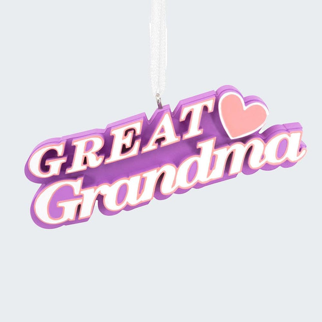 Great Grandma Ornament created by HALLMARK and designed by Ornament Shop