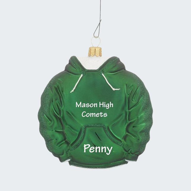 Green Hoodie Sweatshirt Ornament created by ORNAMENT SHOP