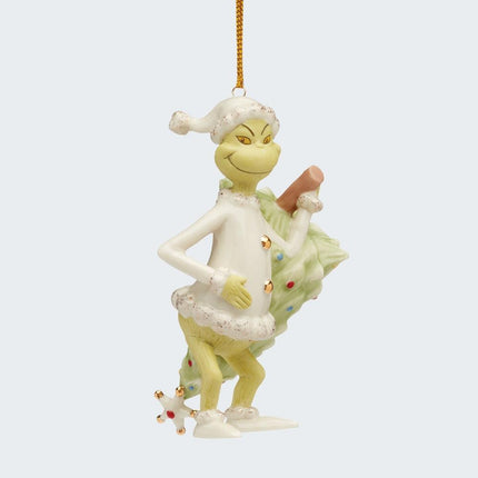 Grinch Stealing Tree Ornament created by LENOX and designed by Ornament Shop