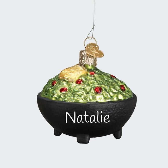 Guacamole Ornament created by OLD WORLD CHRISTMAS and designed by Ornament Shop