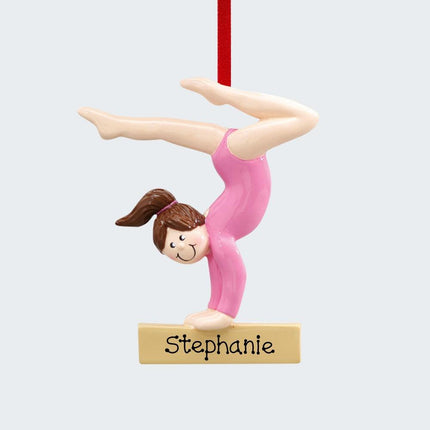 Gymnast Girl Ornament created by RUDOLPH AND ME and designed by Ornament Shop