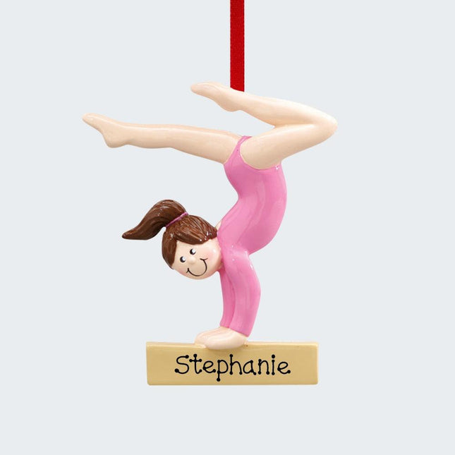 Gymnast Girl Ornament created by RUDOLPH AND ME and designed by Ornament Shop