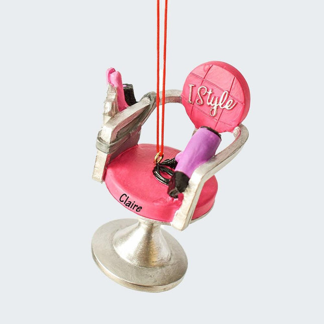 Hair Stylist Chair Ornament created by ORNAMENT SHOP