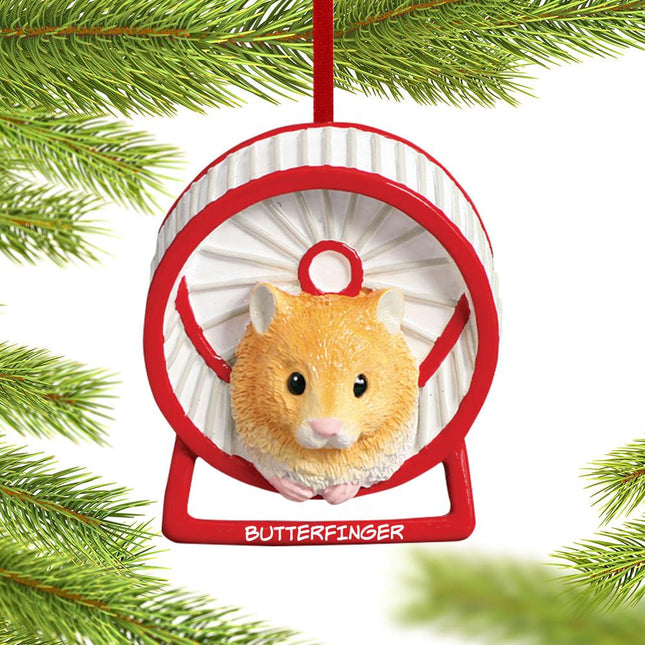Hamster Ornament created by RUDOLPH AND ME and designed by Ornament Shop