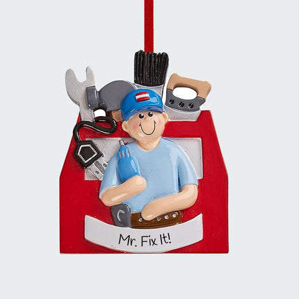 Handyman Ornament created by RUDOLPH AND ME and designed by Ornament Shop