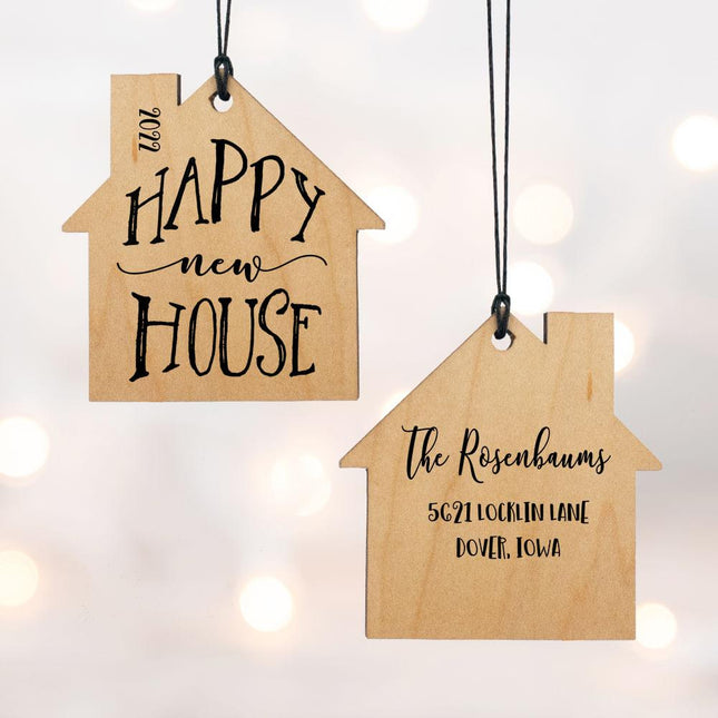 Happy New House Wood House Ornament created by ORNAMENT SHOP