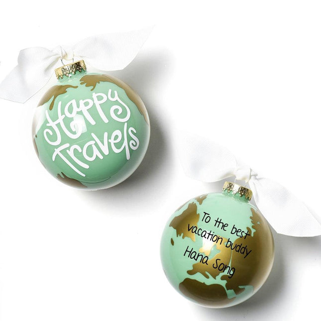 Happy Travels Ornament created by ORNAMENT SHOP
