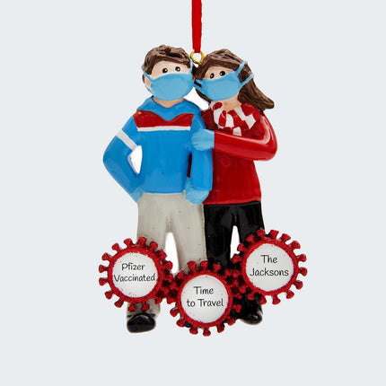 Healthcare Couple Ornament created by RUDOLPH AND ME and designed by Ornament Shop