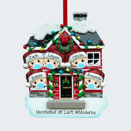 Healthcare Hero Family Ornament created by ORNAMENT SHOP