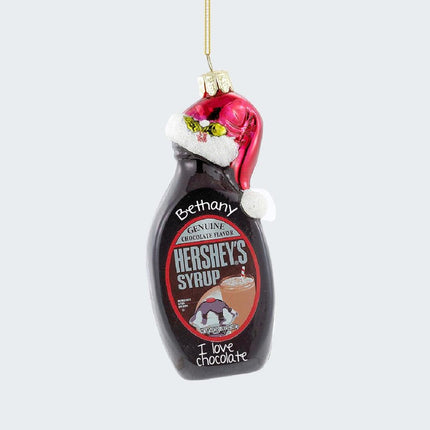 Hershey's Syrup Bottle Ornament created by KURT ADLER and designed by Ornament Shop
