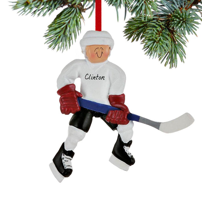 Hockey Player Ready To Score Ornament created by ORNAMENT SHOP