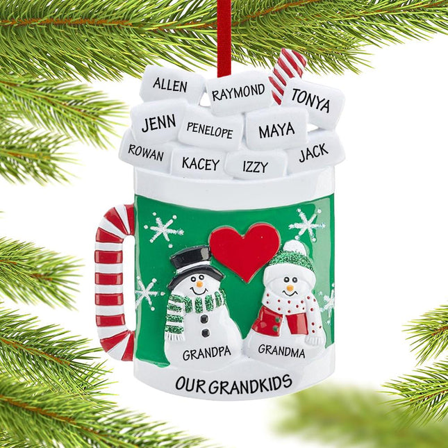 Hot Chocolate Mug Ornament created by RUDOLPH AND ME and designed by Ornament Shop