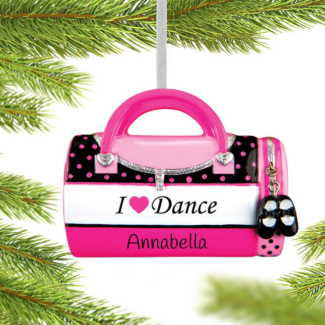 I Love Dance Bag Ornament created by ORNAMENT SHOP
